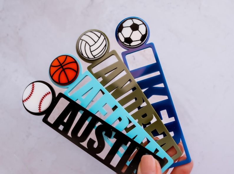 Bookmark for kids | Kids Personalized Bookmarks | Kids Sports | Kids Reading Gift | Kids Bookmark | Sport Bookmark | Stocking Stuffer Gifts image 5