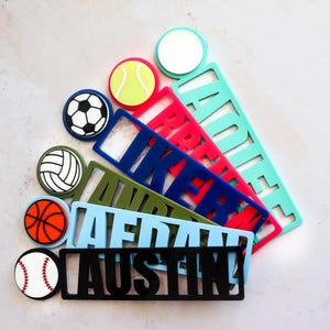 Marcapáginas para niños / Marcapáginas personalizados para niños / Deportes para niños / Regalo de lectura para niños / Marcapáginas para niños / Marcapáginas deportivo / Regalos para rellenar medias