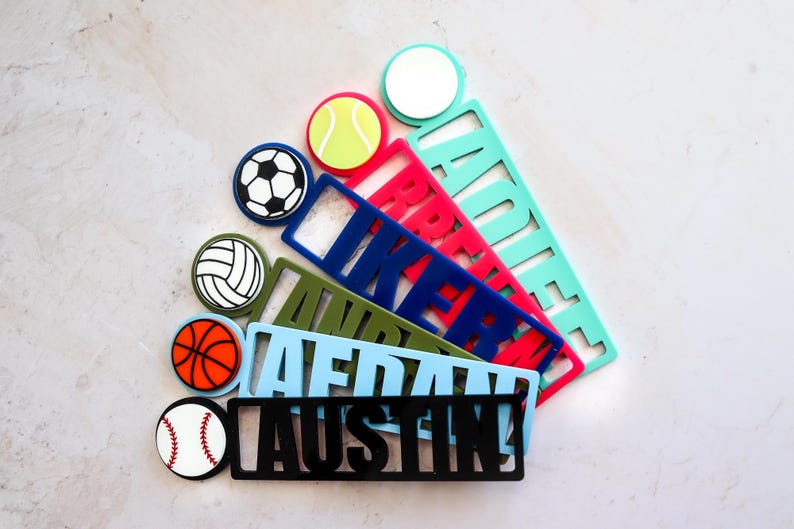 Bookmark for kids | Kids Personalized Bookmarks | Kids Sports | Kids Reading Gift | Kids Bookmark | Sport Bookmark | Stocking Stuffer Gifts image 1