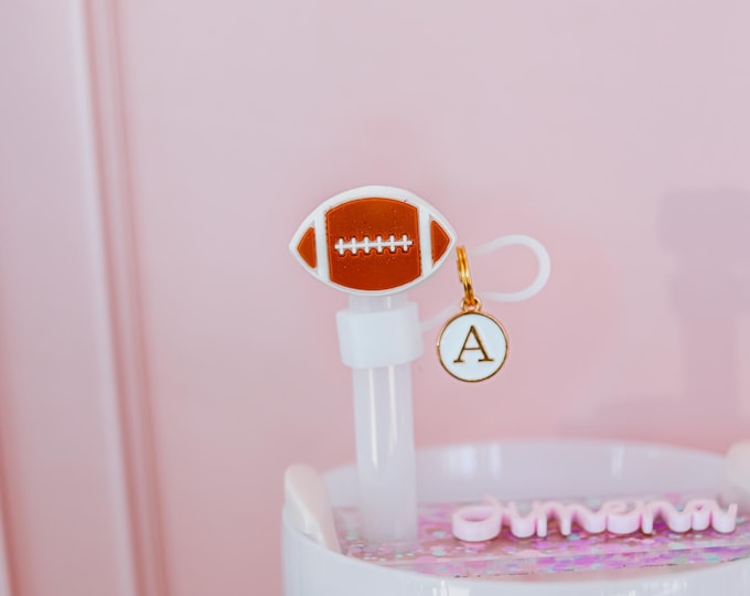 Football Straw Topper, Soccer Straw Topper, Basketball Straw Topper, Tenis Straw Topper, Baseball Straw Topper