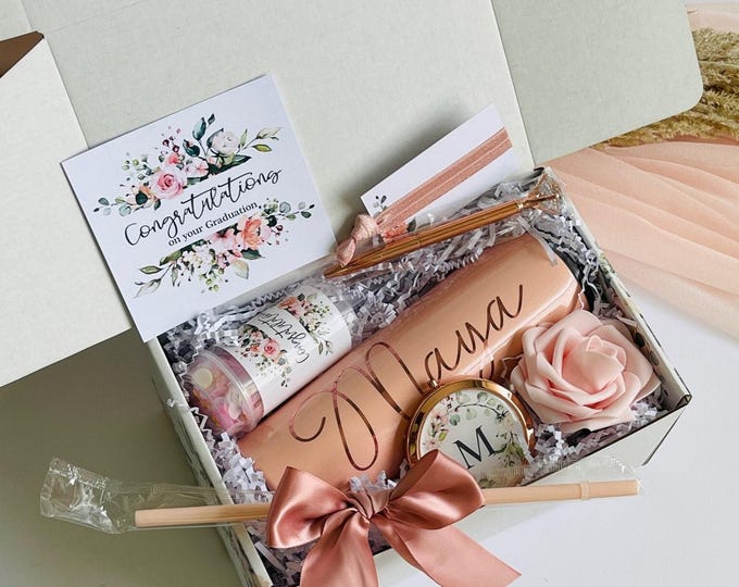 Graduation gift, personalized gift idea, prom gift, Birthday gift, birthday gift for her, congratulations gift box