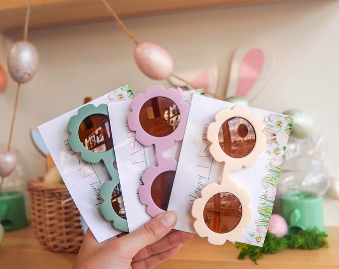 Personalized Easter Sunglasses Favors, Easter Class Gift, Bunny Easter Party Favors for Kids
