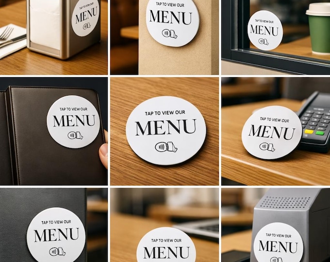 Tap to view or menu, Tap to pay, NFC menu, Smart NFC for restaurants, Contactless Menu for Restaurant, Hotel, Bar, Google Reviews