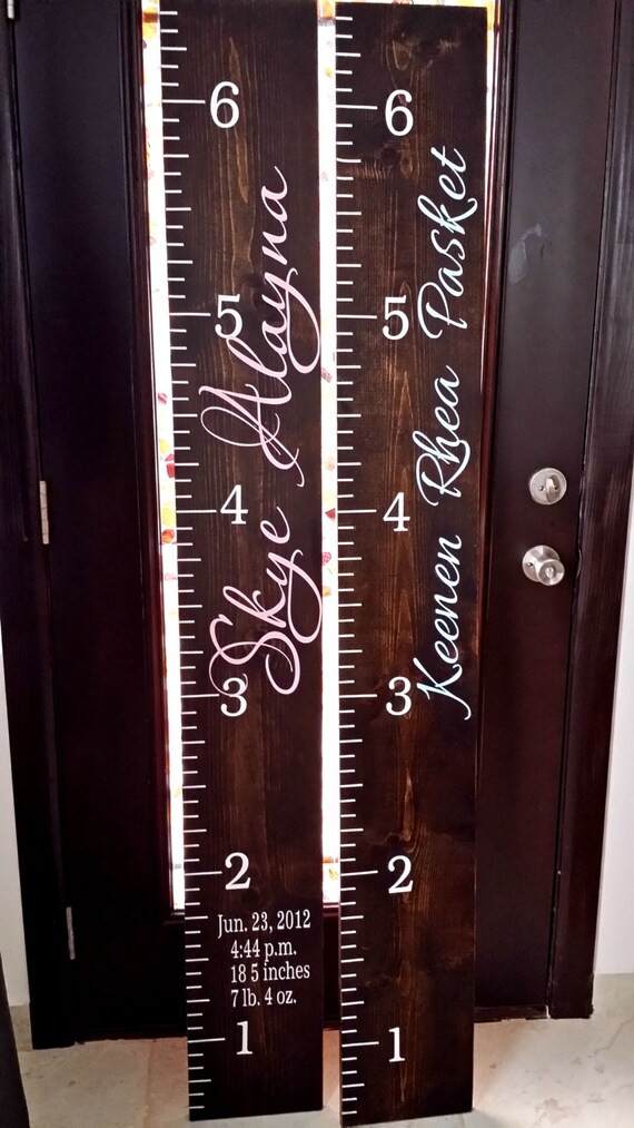 Etsy Growth Chart Wood