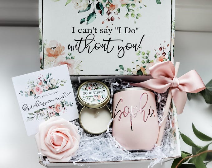 I can't say I do without you proposal box, Bridesmaid Proposal Box, Bridal Party Gift