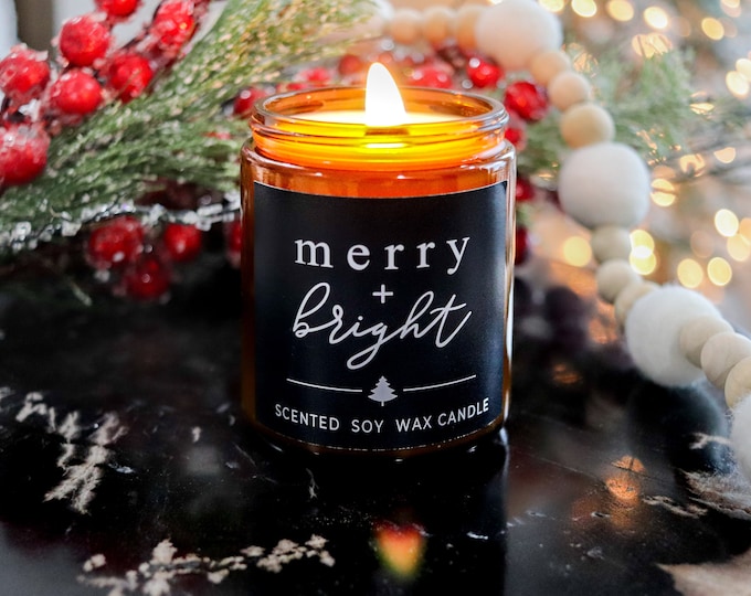 Soy Candle, Candle gift, soy candle gift, christmas candle, christmas candle gift
