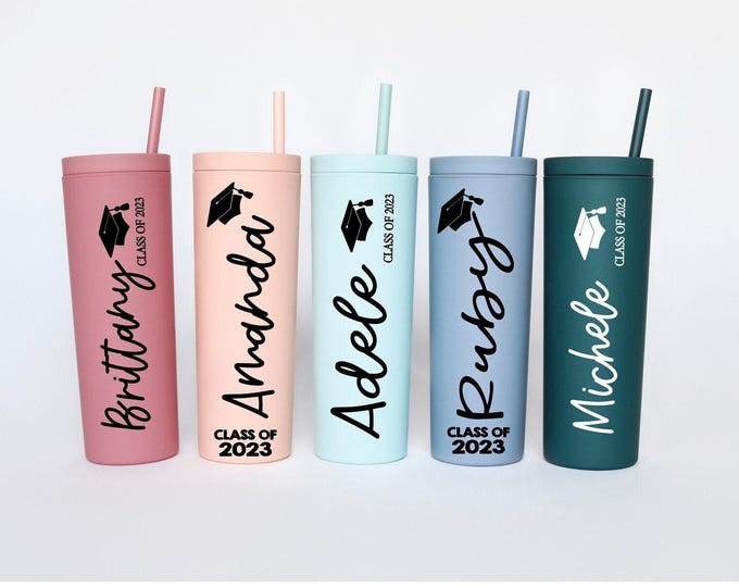 Graduation Gifts For Her, Personalized Hair Claw, 2023 Graduation Tumbler, Gift For Seniors, Class Of 2023, Graduation tumbler,  Grad Gift