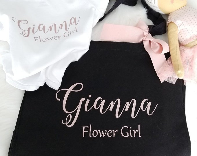 Flower Girl Gift, Personalized flower girl gift, mini bride gift, Junior bridesmaid gift
