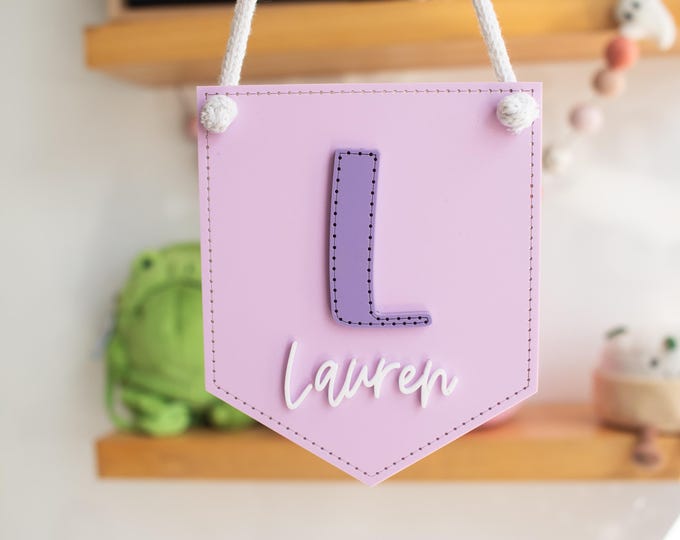 Custom Door Sign For Kids, Room Decor, Custom Name Sign, Kids Door Sign