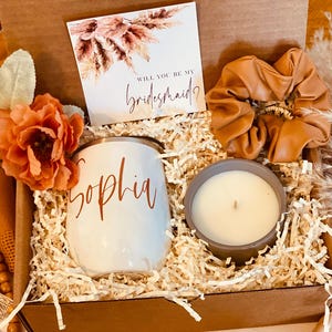 Terracotta Wedding, pampas wedding, sage greenery I can&#39;t say I do without you proposal box, Bridesmaid Proposal Box, Terracota Wedding