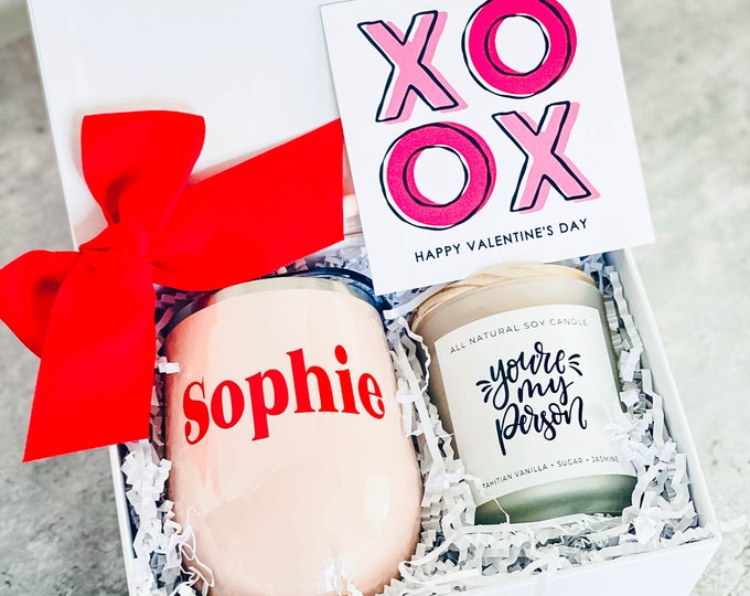 Valentines Day Gift, galentines candle gift for her