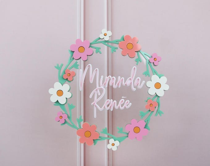 Elegant Cake Topper, Personalized Cake Topper, Custom Cake topper for parties, Custom Name Party Decoration, Acrylic Cake Topper