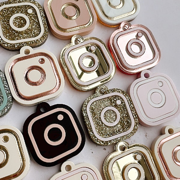 Instagram Smart NFC keychain for social media | tap and follow | digital business card | payment link | cash app | facebook | link tree