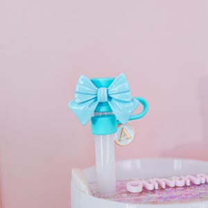 Bow Straw Topper, Cute Straw Topper, Cute Drink Accessory for tumblers, Straw Topper