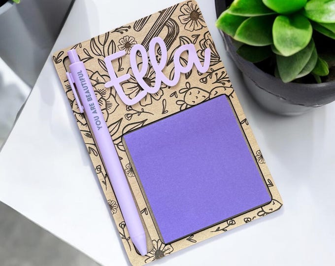 Appreciation Gift, teach appreciation gift, nurse appreciation gift, office appreciation gift, personalized sticky note holder, sticky note