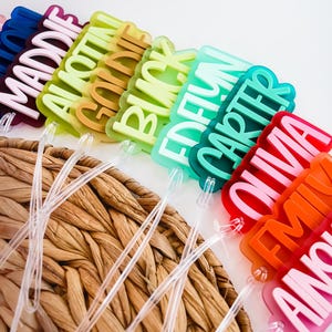 a close up of a bag of candy on a table