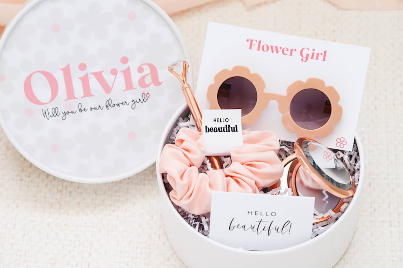 Flower Girl Proposal Gift Box Flower Girl Gift Mini Bride Etsy