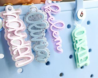 Bogg väska accessoarer, bogg väska berlock, bogg väska tagg, anpassningsbar namnbricka för Bogg väska, personlig Bogg väska berlock, Bogg väska namn nyckelring