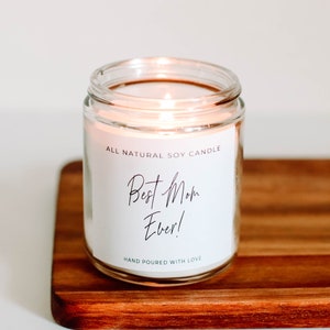 Best Mom Ever Candle Mom Candle Inspirational Candle for Mom Mom Gift Mother's Day Gift New Mom Candle Mother's Day Mama Candle image 9