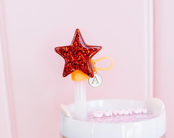 Star Straw Topper, Personalized Straw Topper, Tumbler Accessories, Stanley Straw Topper, Cute Straw Toppers
