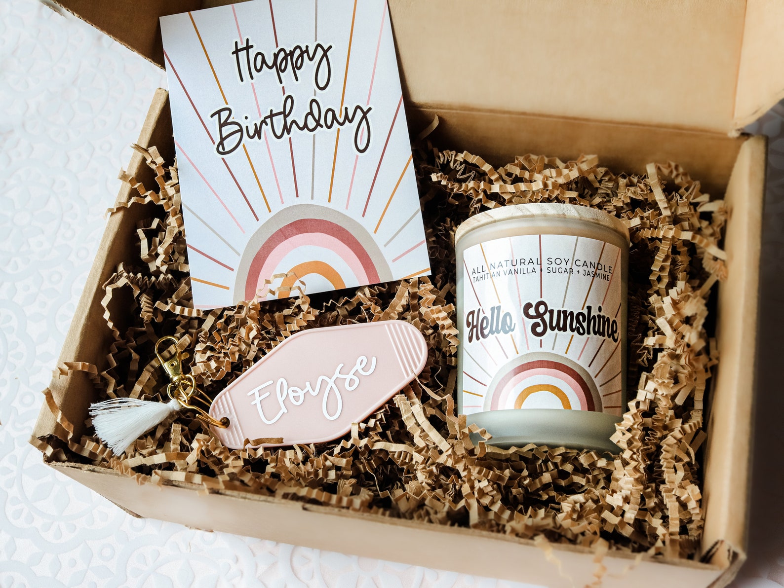 Happy Birthday Gift Box for her Birthday Gift Box Birthday Etsy