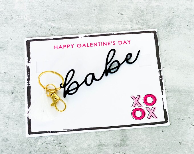 I love you gift, valentines day gift for her, valentines day gift, galentines day gift, friendship say gift,  I Love you keychain, babe gift