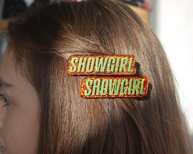 Showgirl Hair Clip, Showgirl Merch, Custom Hair Clip