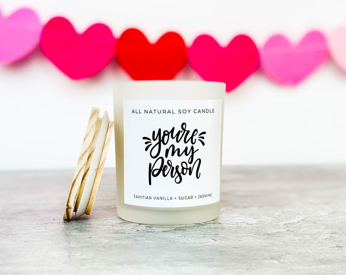 Valentines Candle, Valentines day gift for her