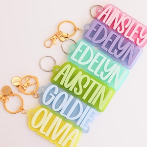 Backpack Personalized Name Tag | Back to school | Backpack Name Tag | Name Keychain for kids | Diaper Bag Tag | Lunch Box Name Tag for boys image 3
