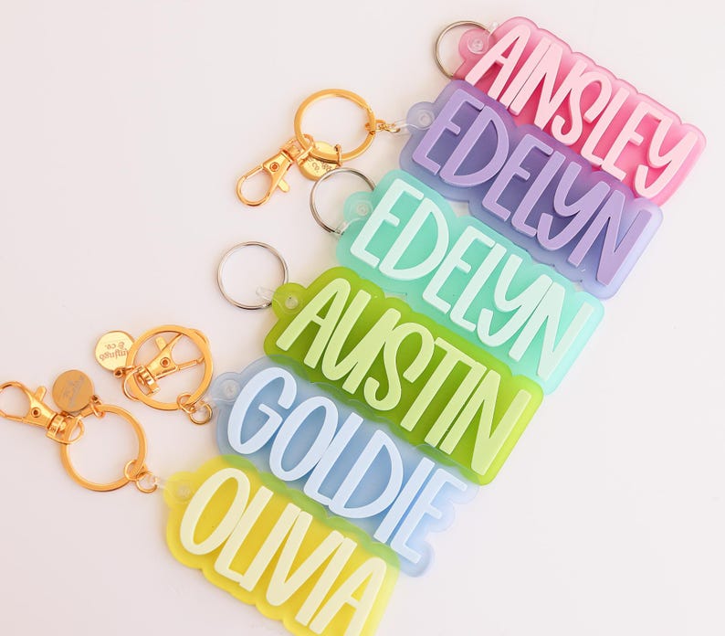 Backpack Personalized Name Tag | Back to school | Backpack Name Tag | Name Keychain for kids | Diaper Bag Tag | Lunch Box Name Tag for boys image 3