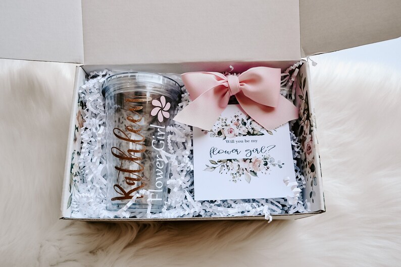 Flower Girl Set Flower Girl Gift Flower Girl Proposal Box Etsy