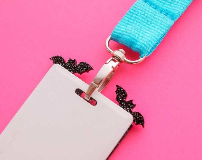 Halloween Badge Buddy Peeker- For Horizontal or Vertical ID Badges, Ghost Badge Topper, Nurse ID Holder, Teacher Badge Buddy Topper