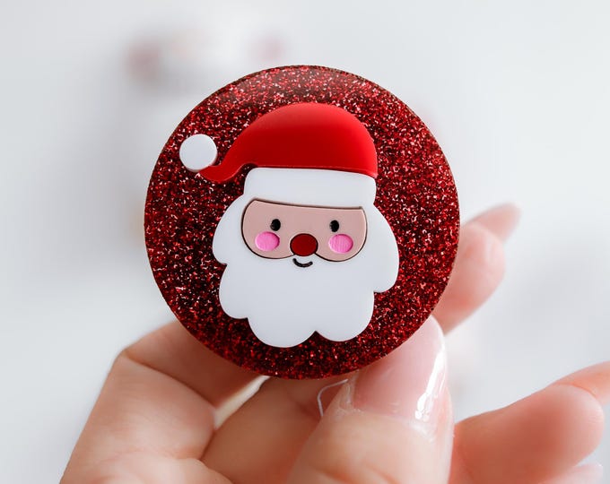 Christmas badge reel cute Christmas gifts for teachers, secret Santa gifts for coworkers, reel badge clip for nurse, retractable badge reel