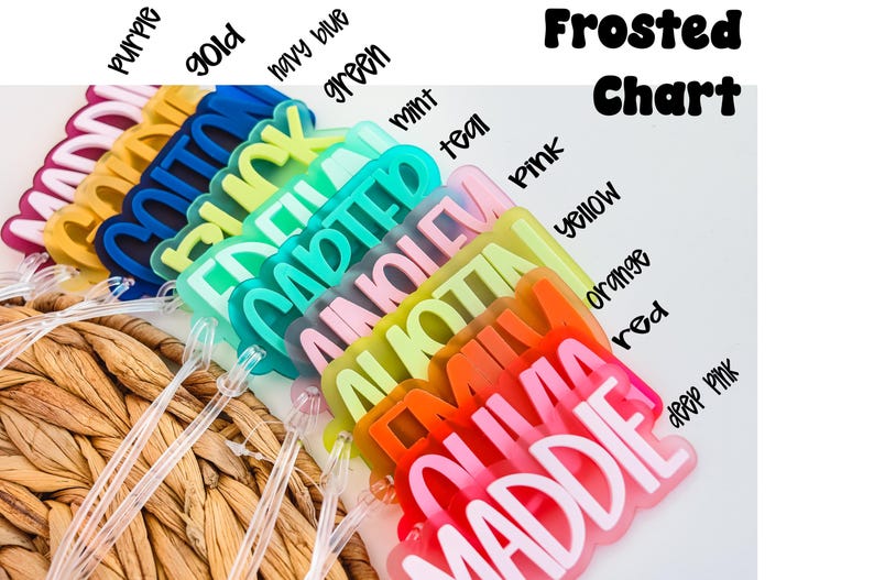 a bunch of different colored plastic letters sitting on top of each other