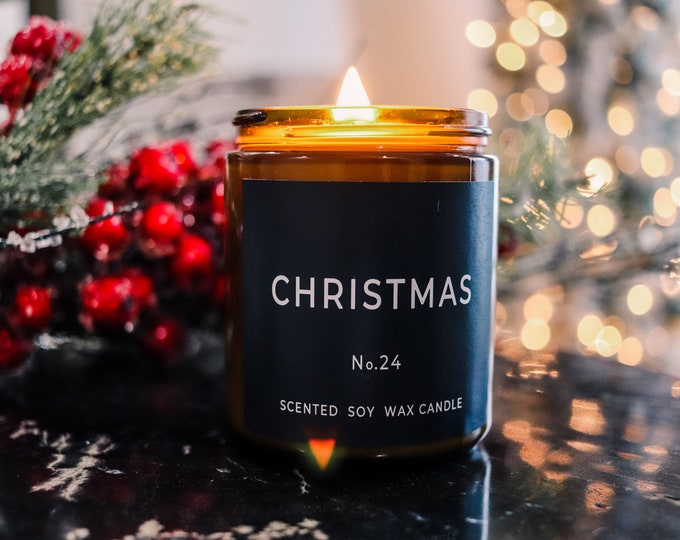 Soy Candle, Candle gift, soy candle gift, christmas candle, christmas candle gift