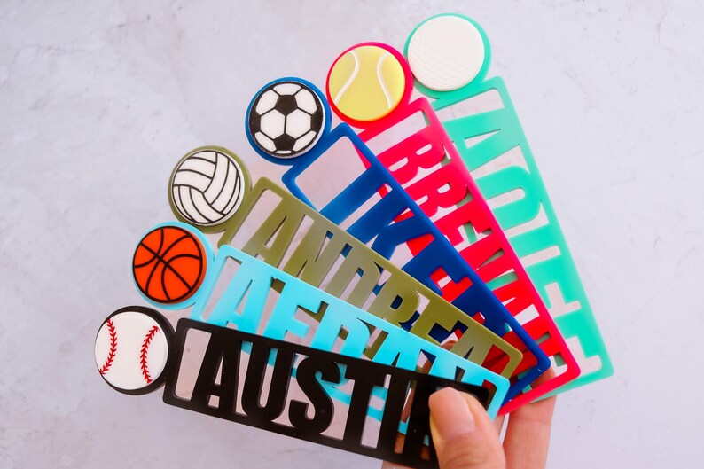 Bookmark for kids | Kids Personalized Bookmarks | Kids Sports | Kids Reading Gift | Kids Bookmark | Sport Bookmark | Stocking Stuffer Gifts image 7