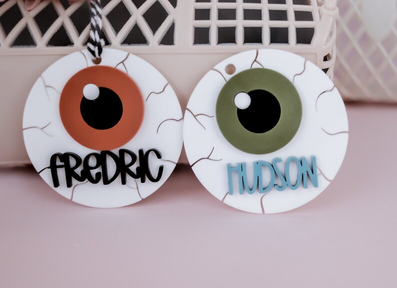 Halloween Basket Tag, Halloween Tag, Creepy Cute, Boo Basket Tag