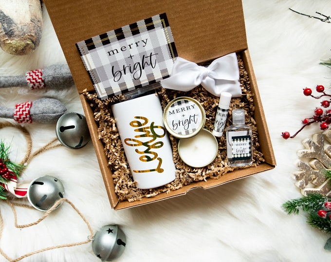 Christmas Box, Christmas gift, long distance Christmas gift, Christmas gift set, christmas party gift,  personalized gift, custom cup