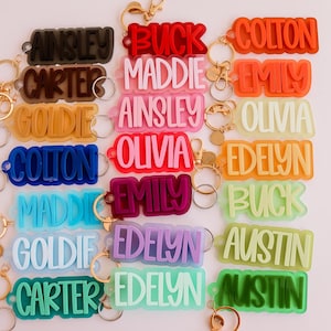 Backpack Personalized Name Tag | Back to school | Backpack Name Tag | Name Keychain for kids | Diaper Bag Tag | Lunch Box Name Tag for boys image 9