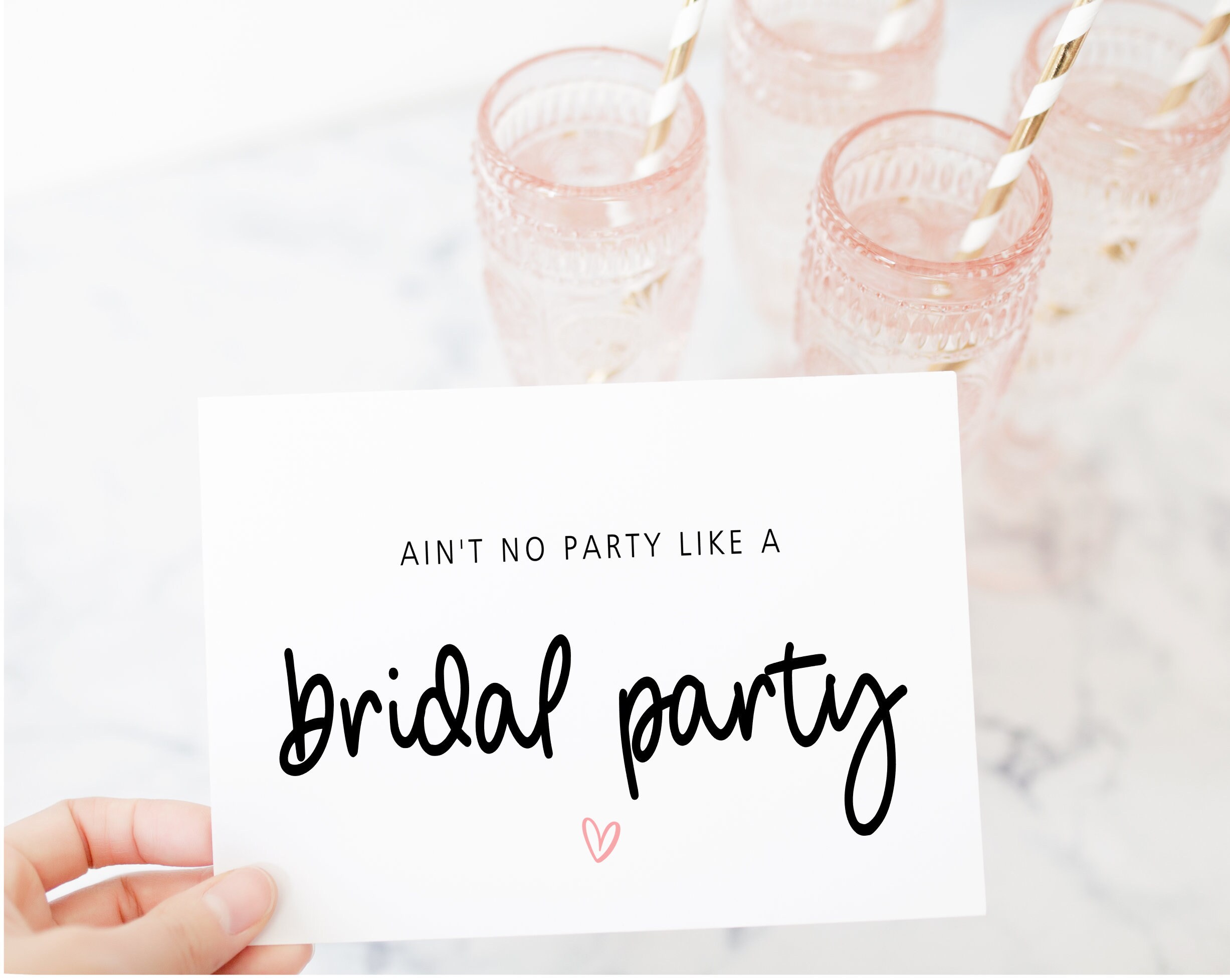 Ain't No Party Like A Bridal Party Bridesmaid Proposal Etsy Australia