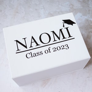 Graduation gift box -empty, high school graduation gift box, personalized graduation gift box, personalized gift box for graduation