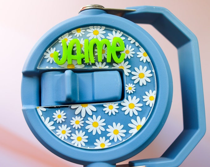 IceFlow Tumbler Name Plate for IceFlow Flip Straw Cup 30 oz Topper Tumbler Tag Gift back to school  water bottle labels kids water bottle