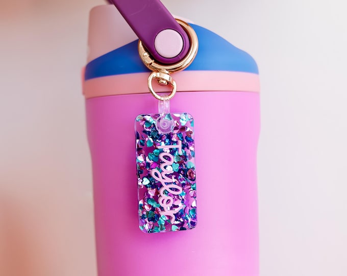 Owala Sway name tag, owala keychain, owala name keychain, name tag for owala, tumbler name plate, tumbler keychain