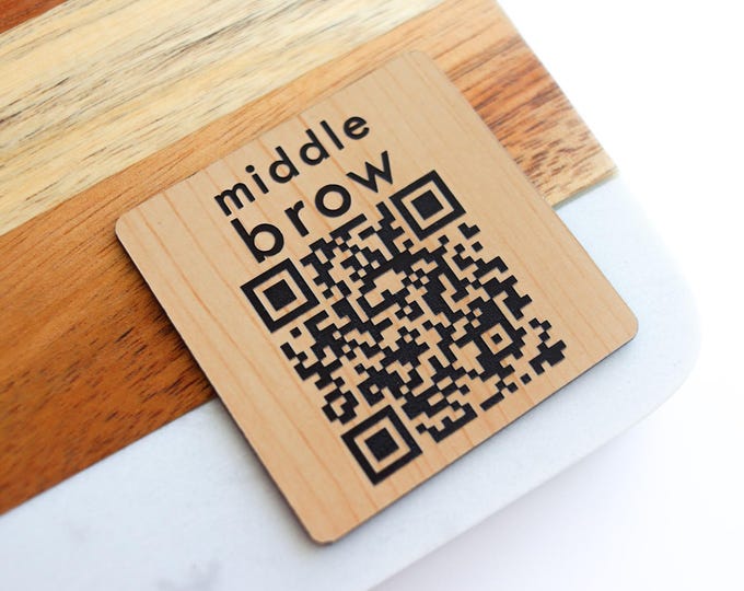 Business QR code Plaque, QR code Contactless Menu for Restaurant, Hotel, Bar, Instagram, Facebook, Google Reviews, QR Code for Social Media