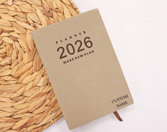 2026 Custom Agenda, Daily Planner 2026, Custom Daily Organizer