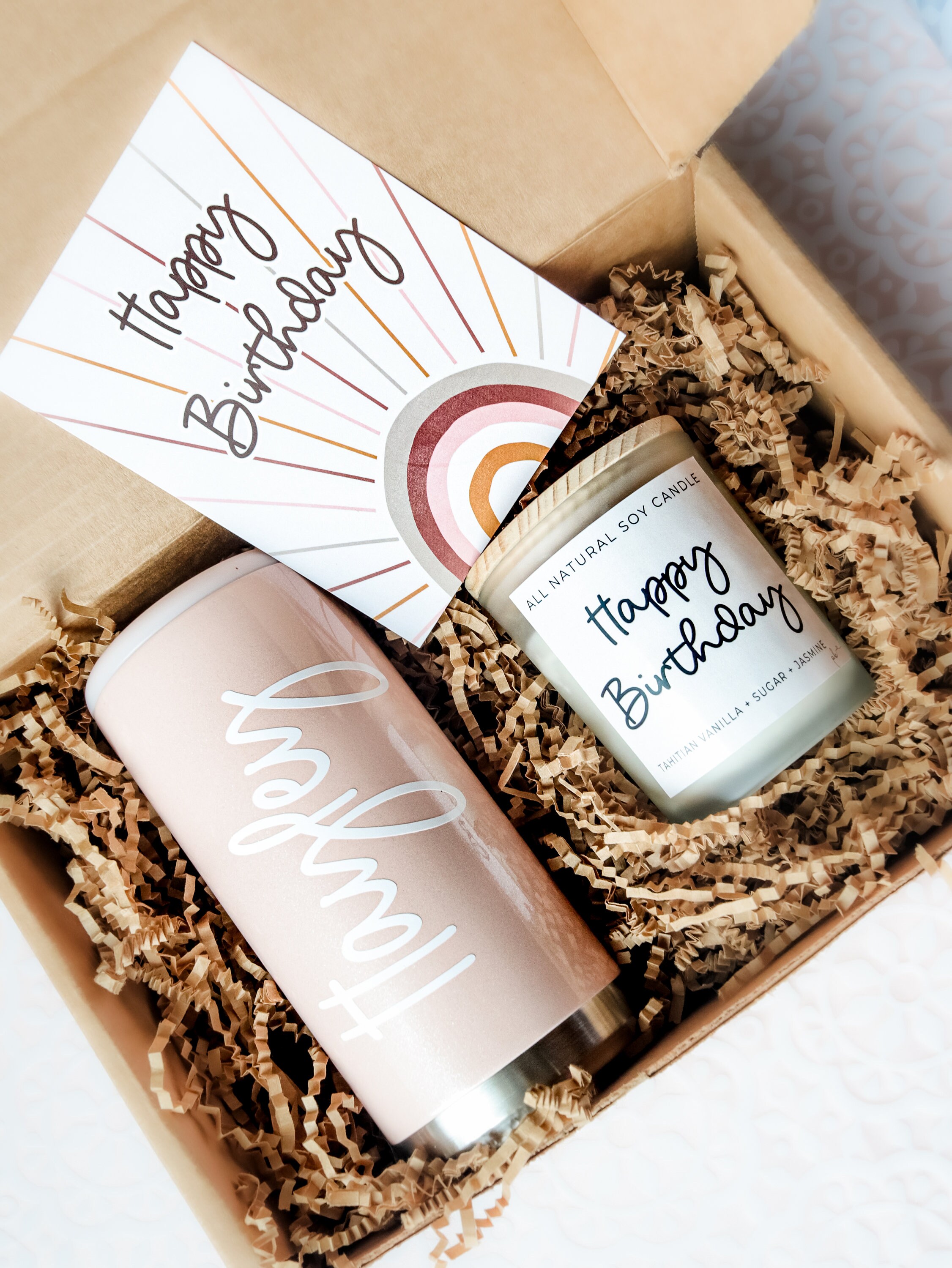 Happy Birthday Gift Box for her Birthday Gift Box Birthday Etsy