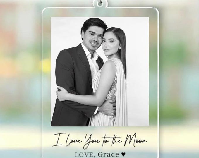 Couple Custom Photo Car Visor Clip, Personalized Picture Car Visor Clip, Playing Card Car Accesories, Valentine Gift For Him,Drive Safe Gift