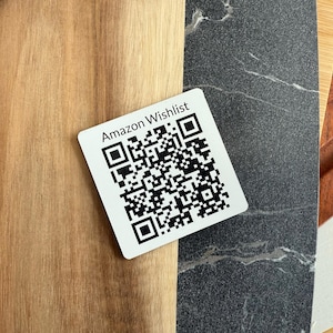 Restaurant QR Code Plaque, QR code Contactless Menu for Restaurant, Hotel, Bar, Instagram, Facebook, Google Reviews QR Code for Airbnb