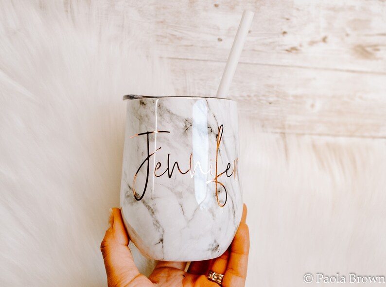 blush wine tumbler