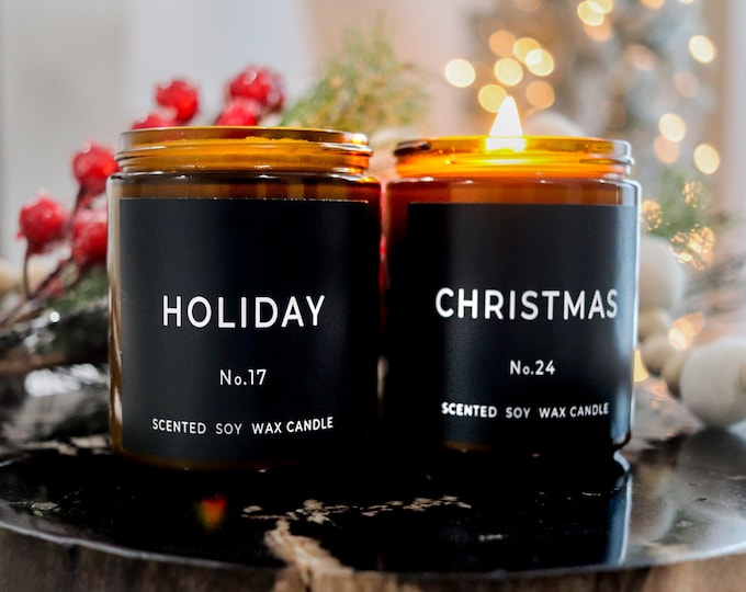 Soy Candle, Candle gift, soy candle gift, christmas candle, christmas candle gift